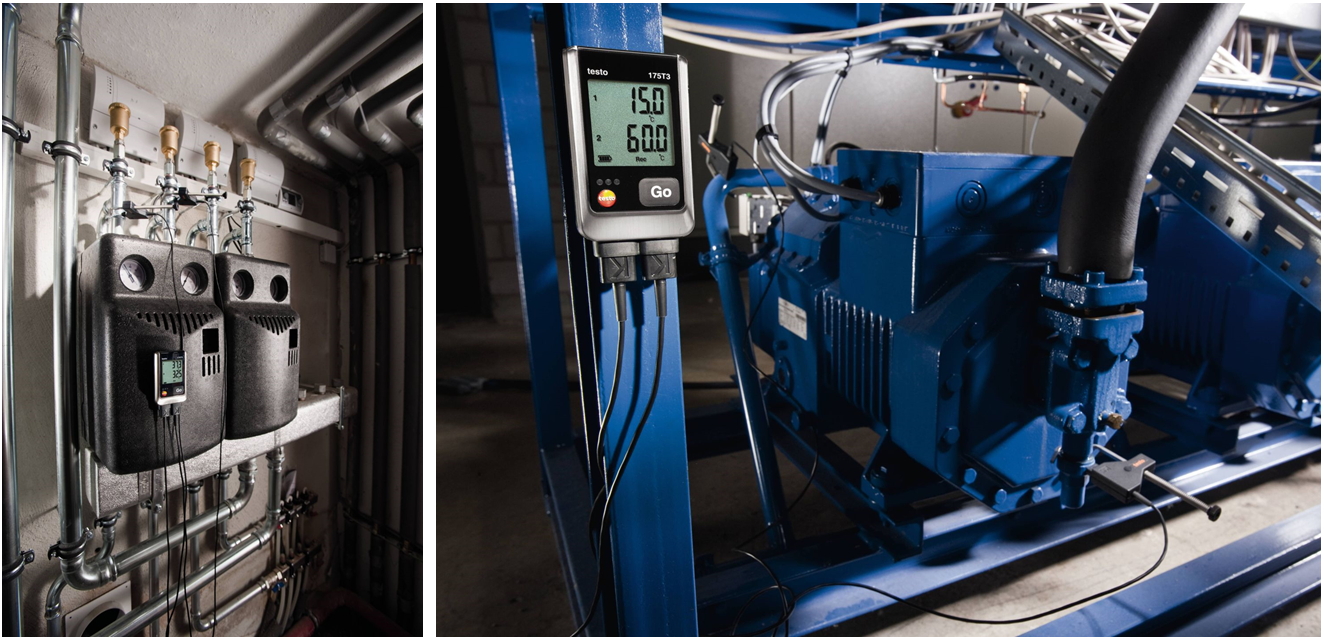 אוגר מתונים טמפרטורה TESTO 175-T3 DATA LOGGER